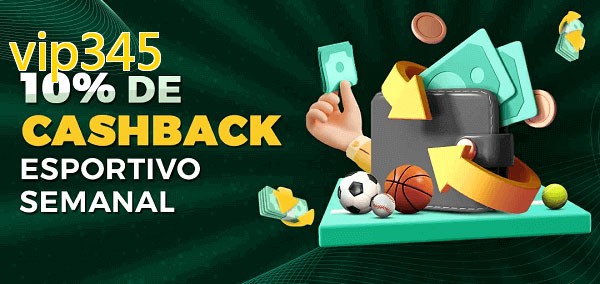 10% de bônus de cashback na vip345